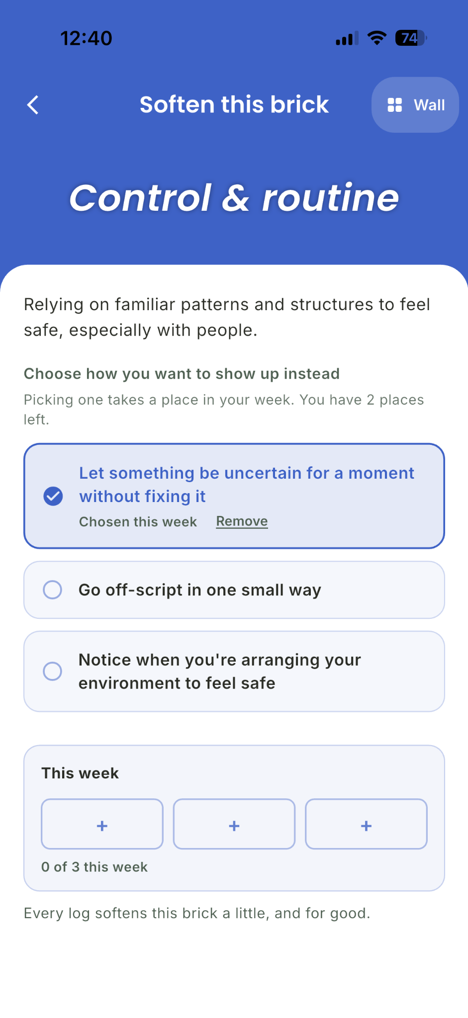 Actulyze Show practice for choosing how to show up instead.