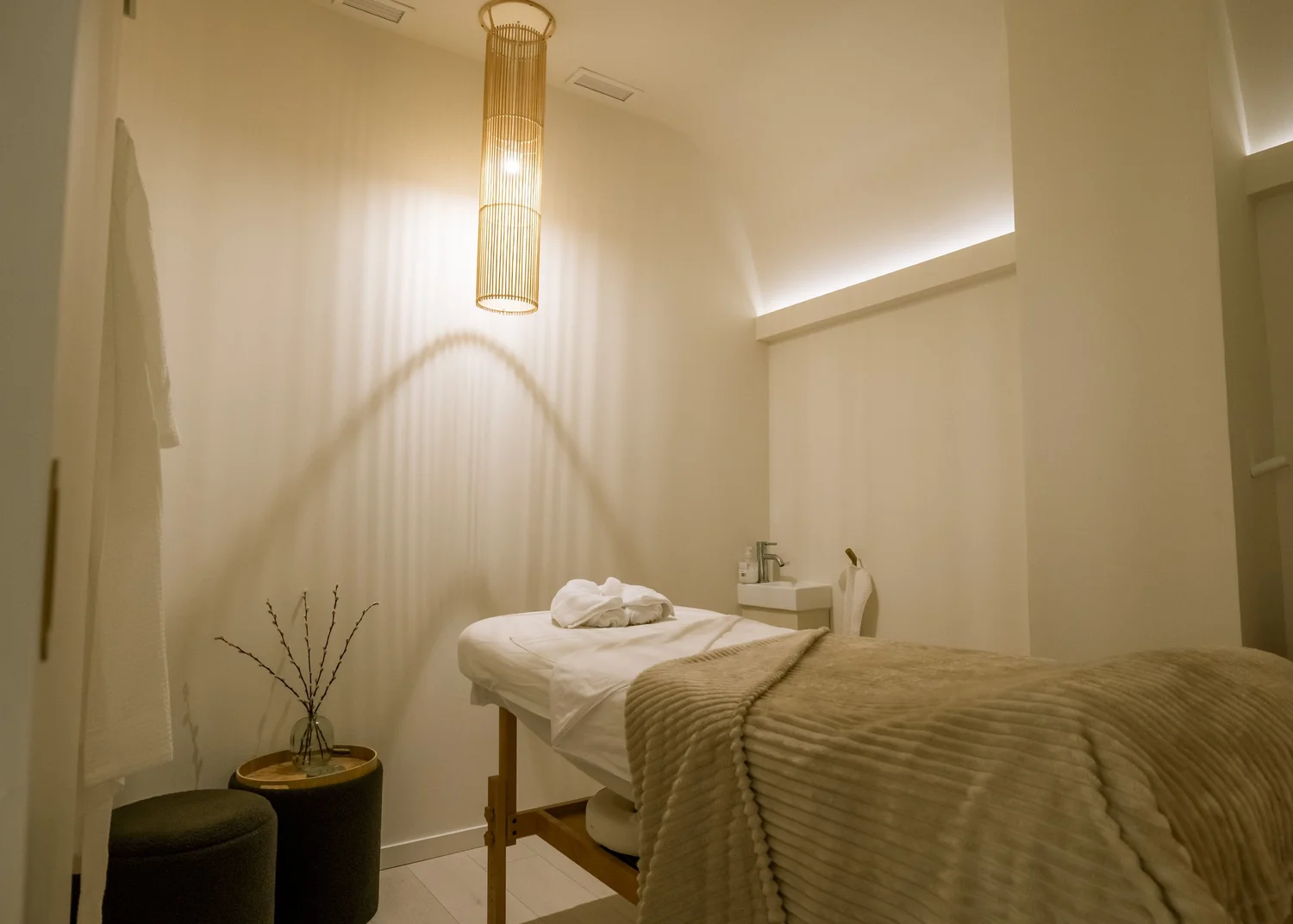 Cabina de masaje de LUM Madrid