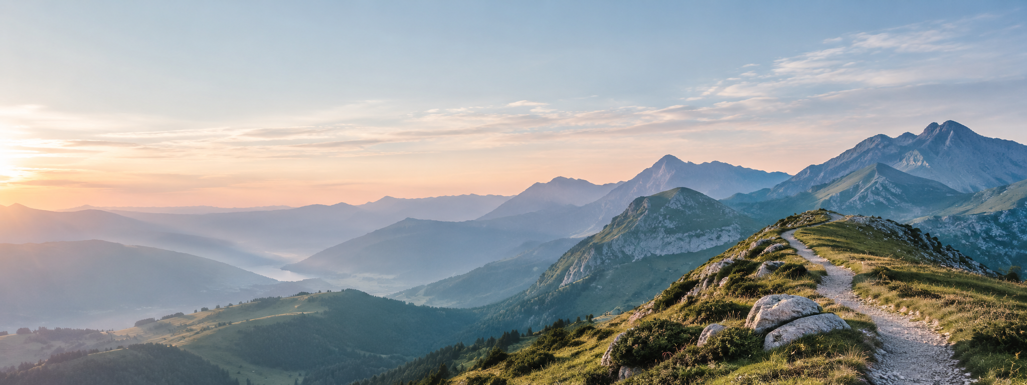 Paysage de montagne en Isère