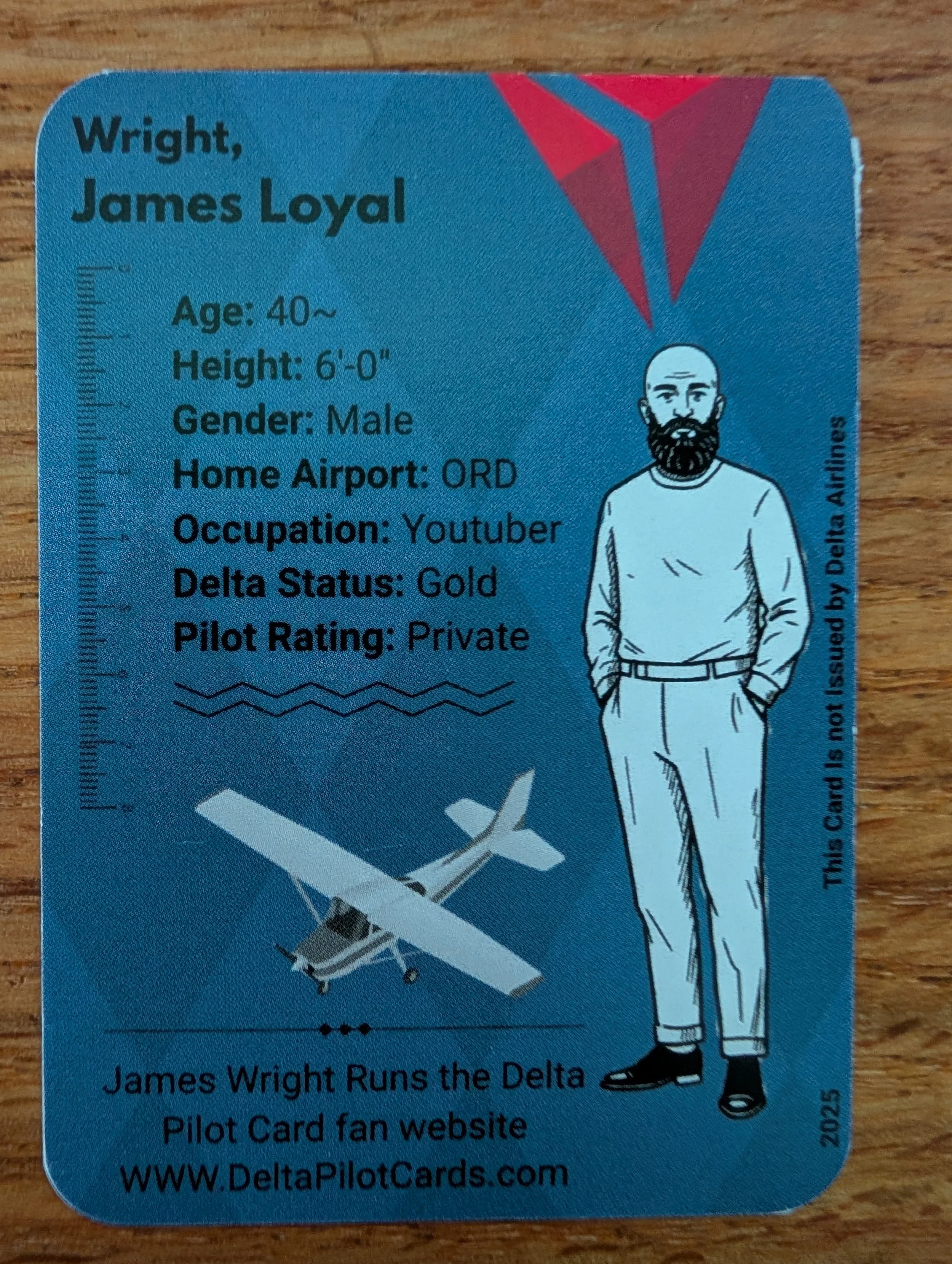 Passenger Cards — Delta Pilot Cards