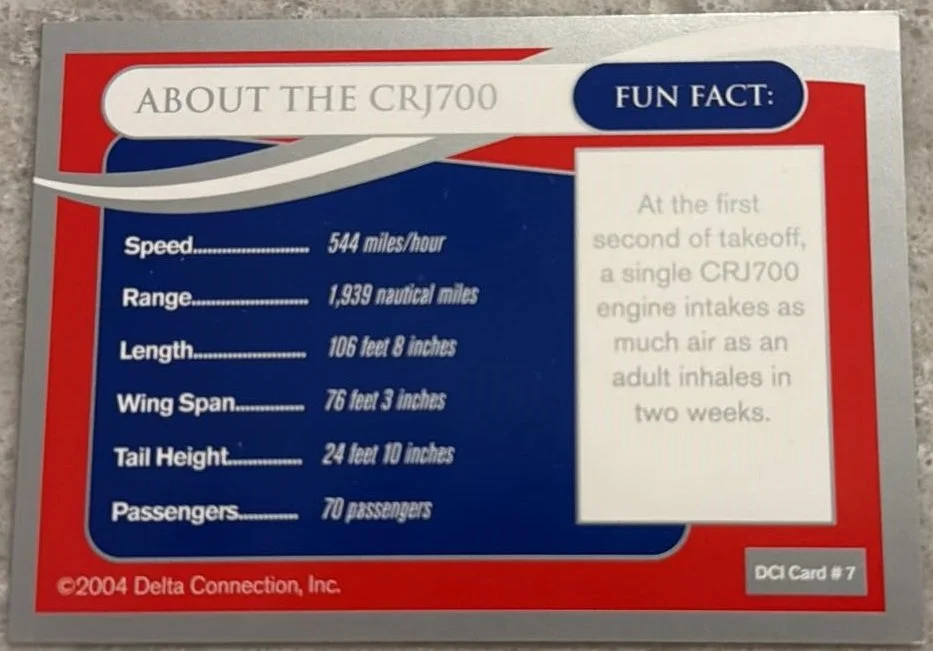 Delta CONNECTIONS Cards — Delta Pilot Cards
