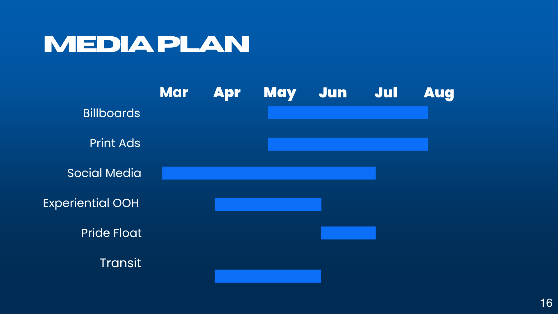Embrace the Unexpected media plan