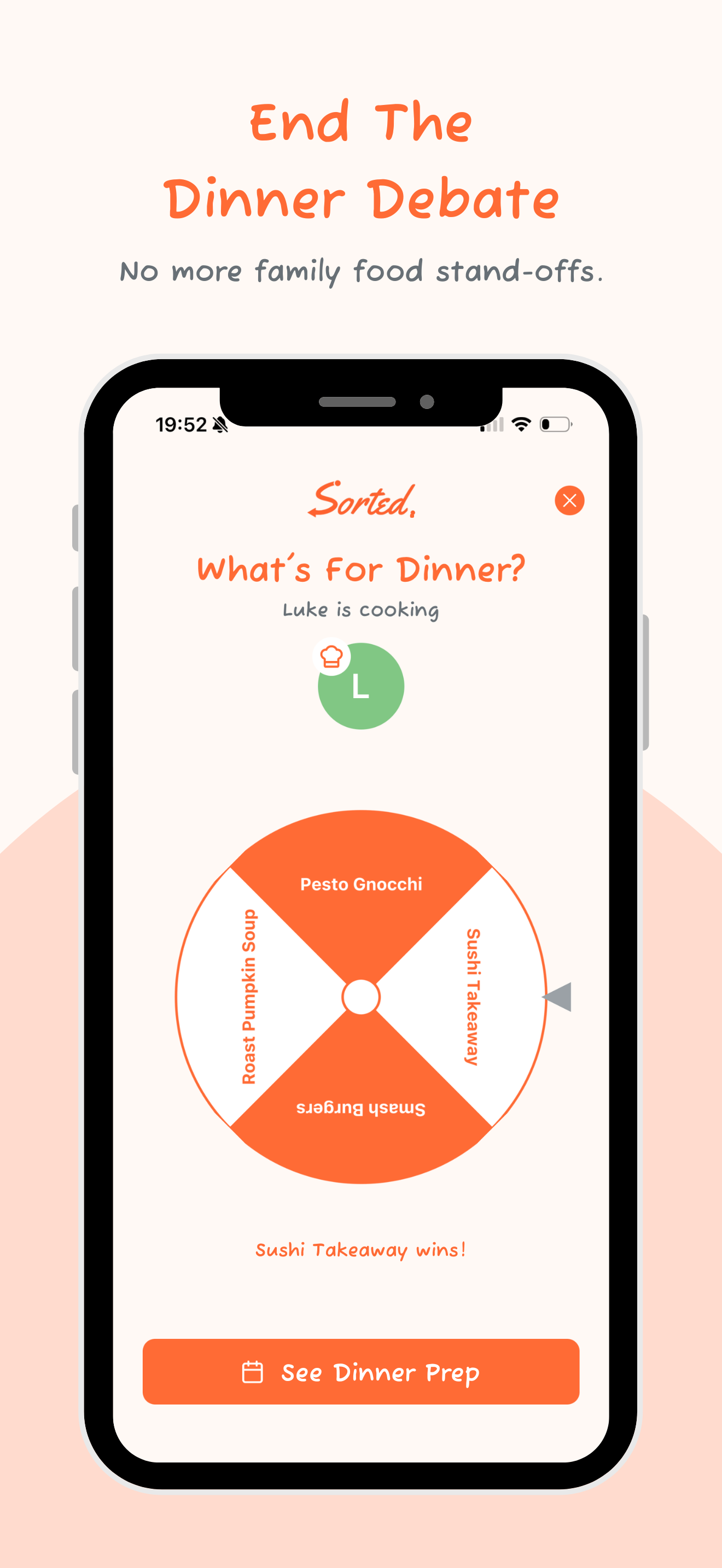 Dinner Party app – friend linking experience