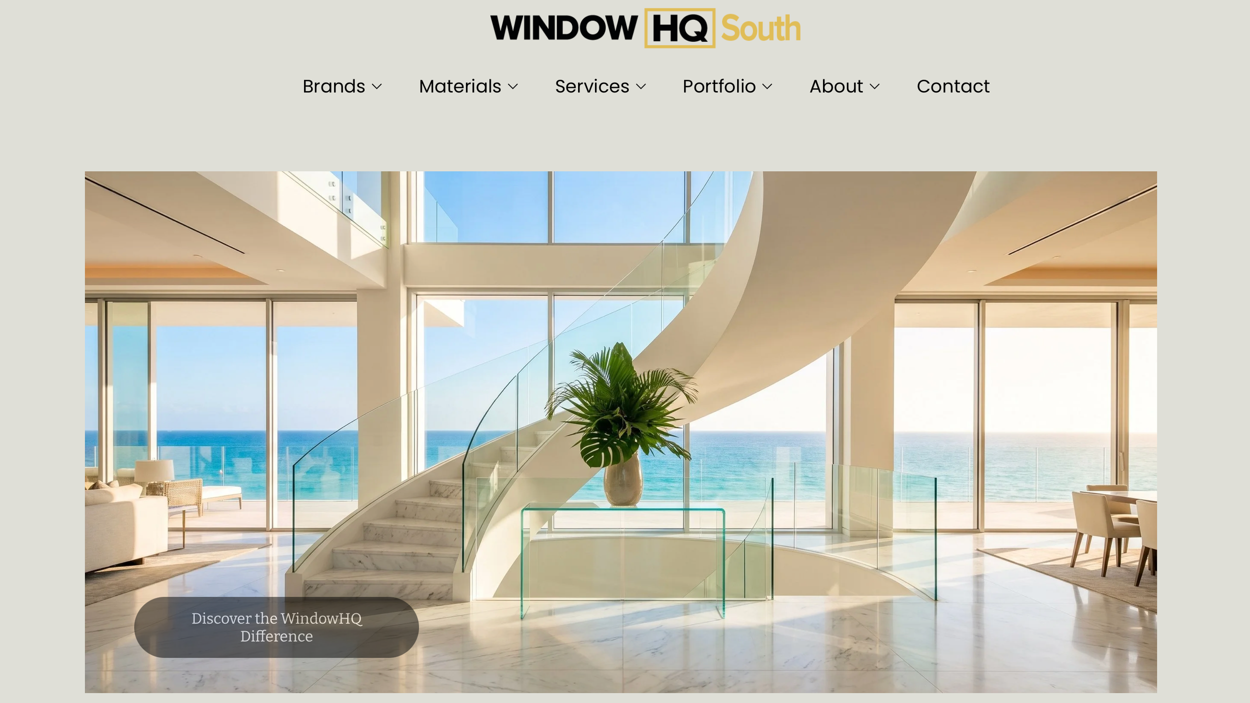WindowHQ South website design