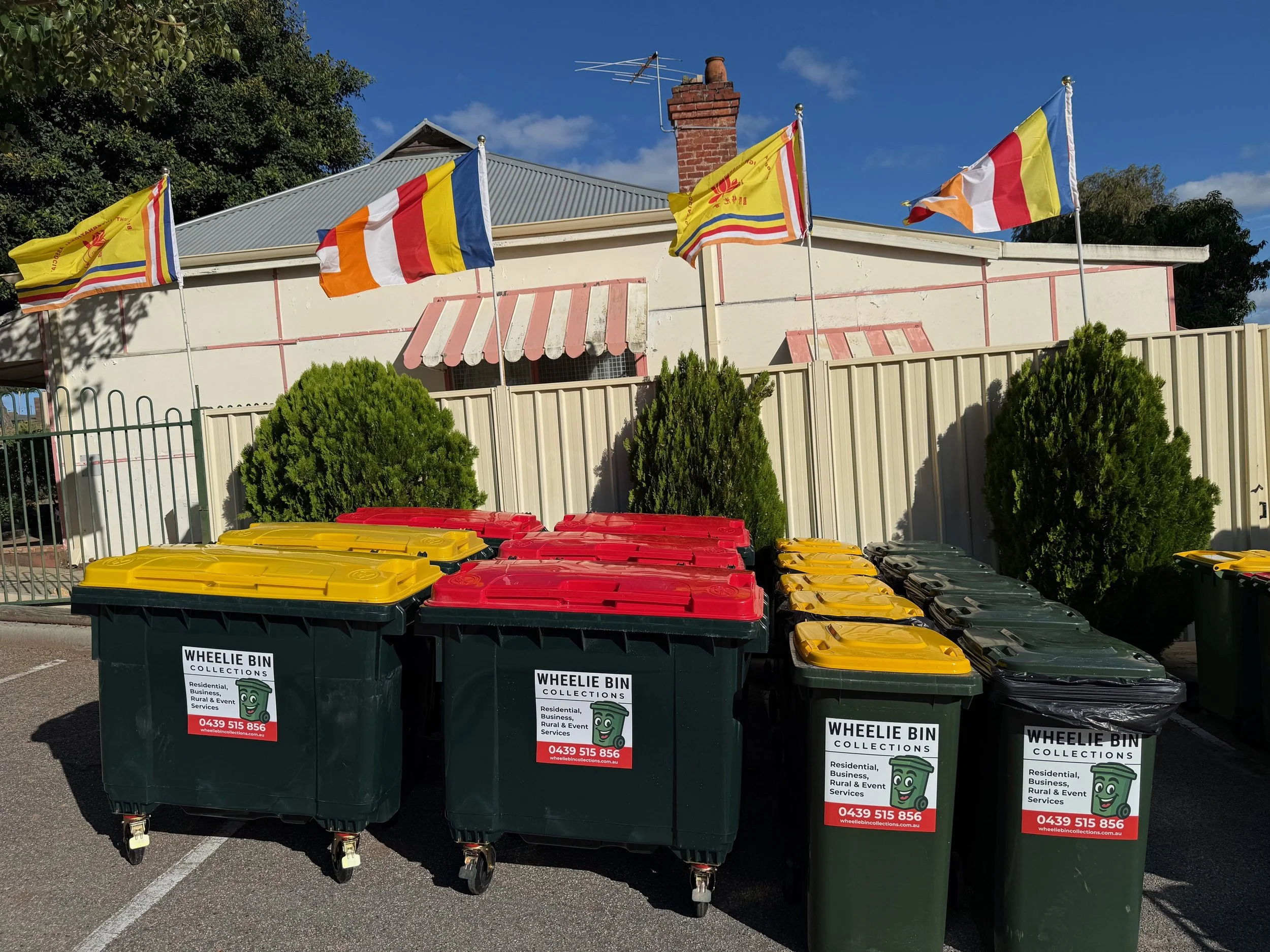 Event wheelie bin collection Perth