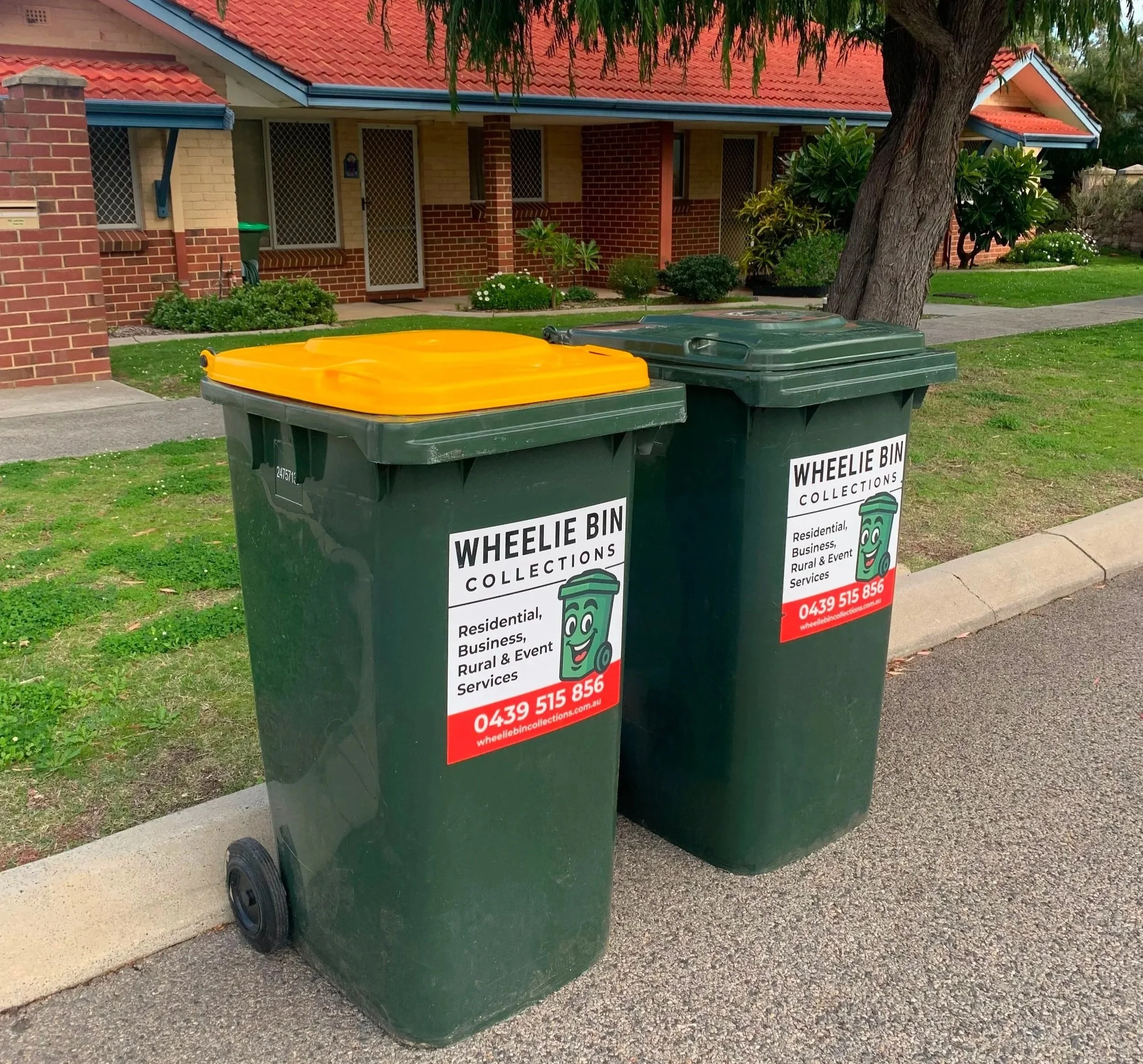 Residential wheelie bin collection