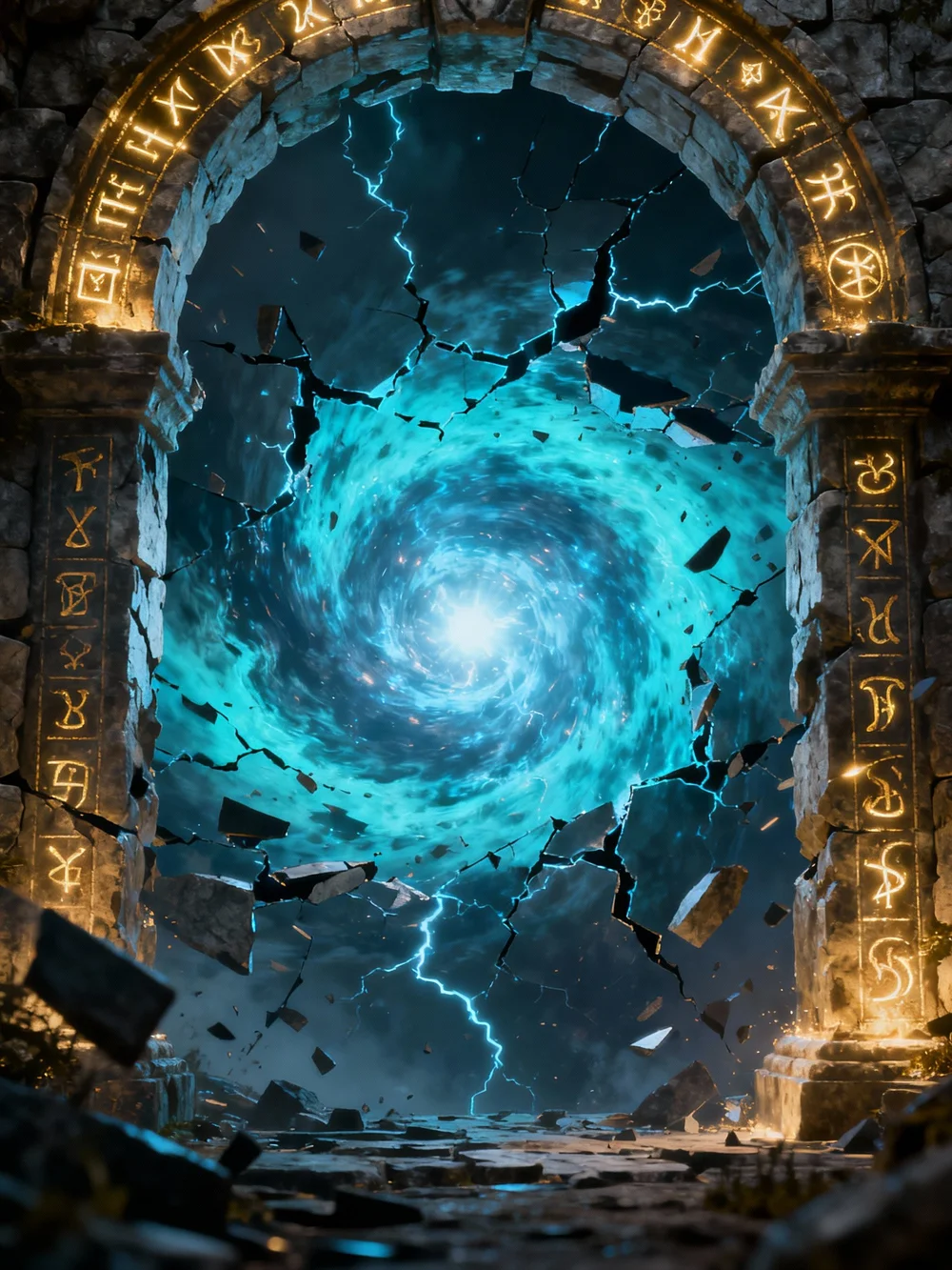 Barrier energy at the dimensional portal