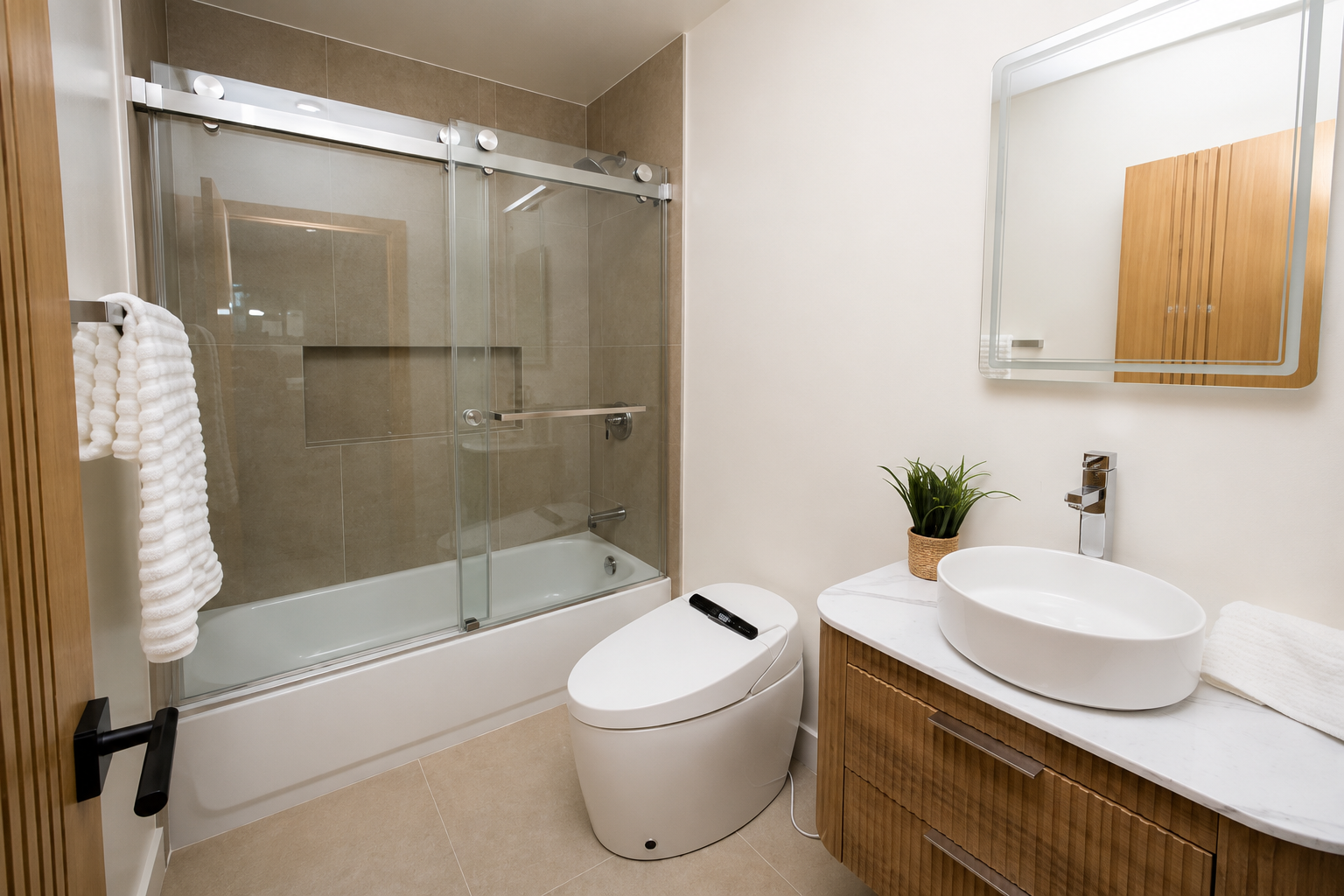 ADU bathroom Porter Ranch CA