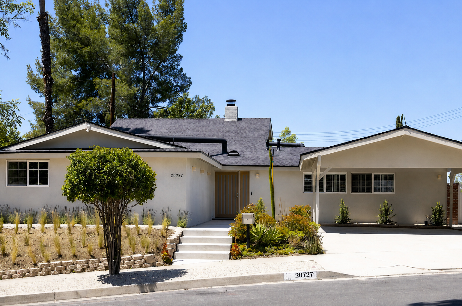 Full home remodel West Hills CA front view