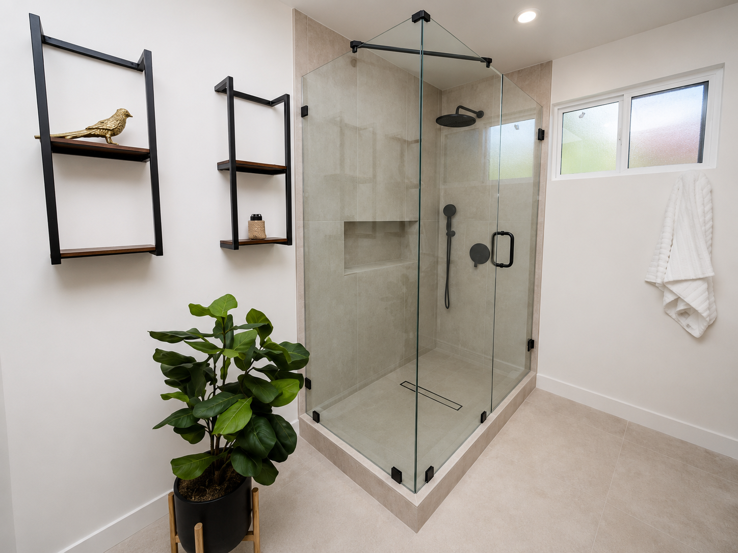 Walk-in shower remodel Burbank