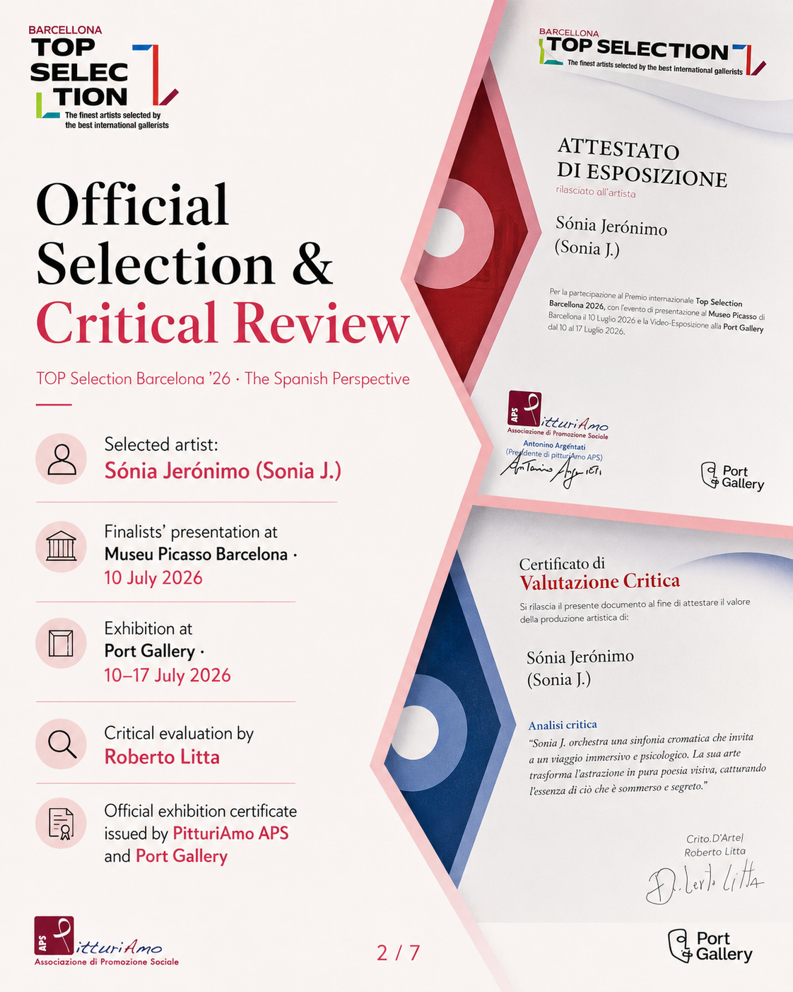TOP Selection Barcelona 2026 — official selection, exhibition and critical-review overview
