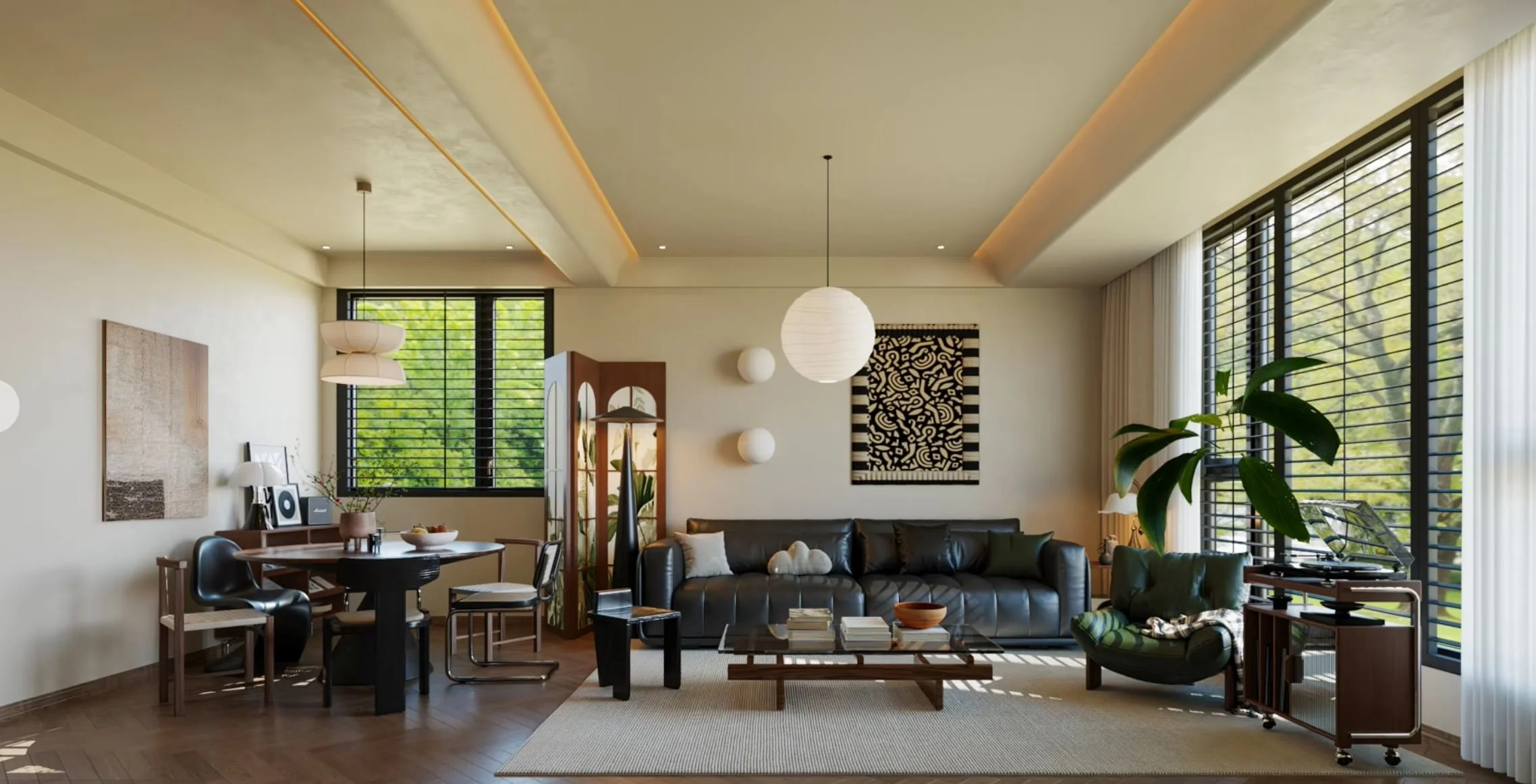 Beautifully styled interior