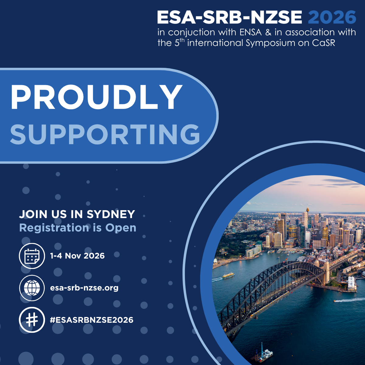 Supporting ESA-SRB-NZSE 2026 graphic