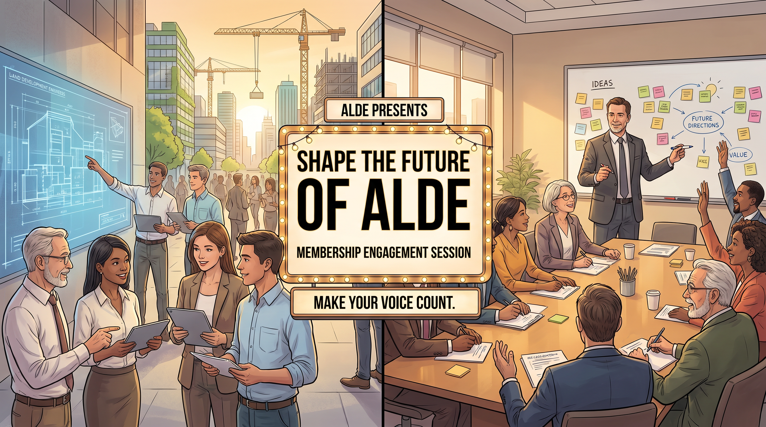 Membership Engagement Session banner - Shape the future of ALDE