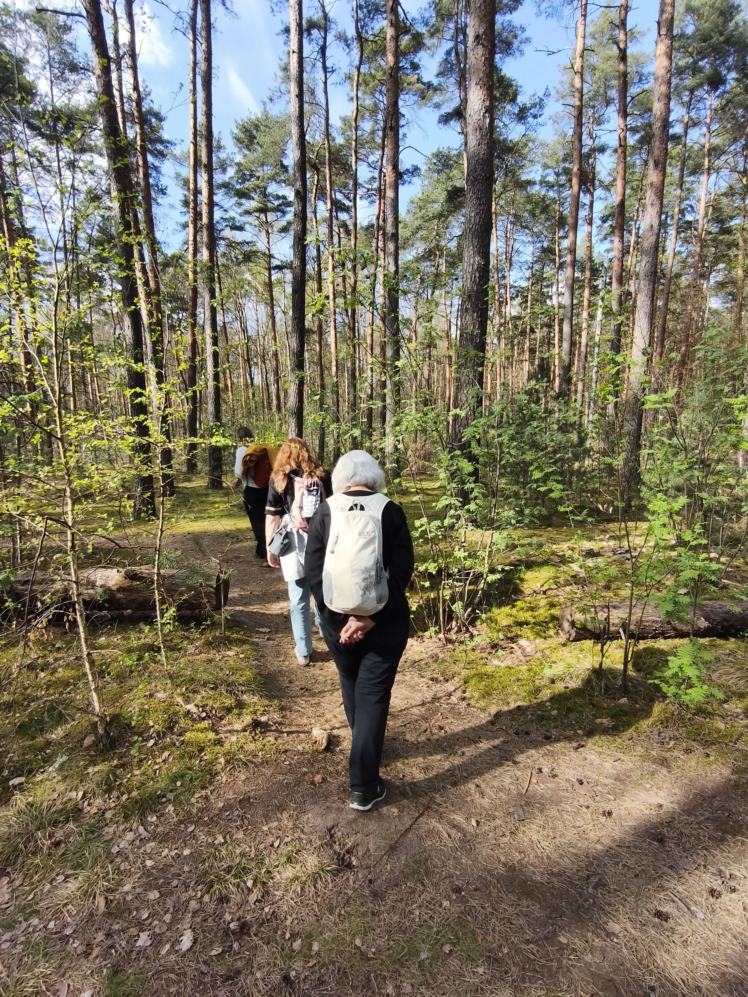 Waldbaden Session Düppeler Forst Berlin Gruppe