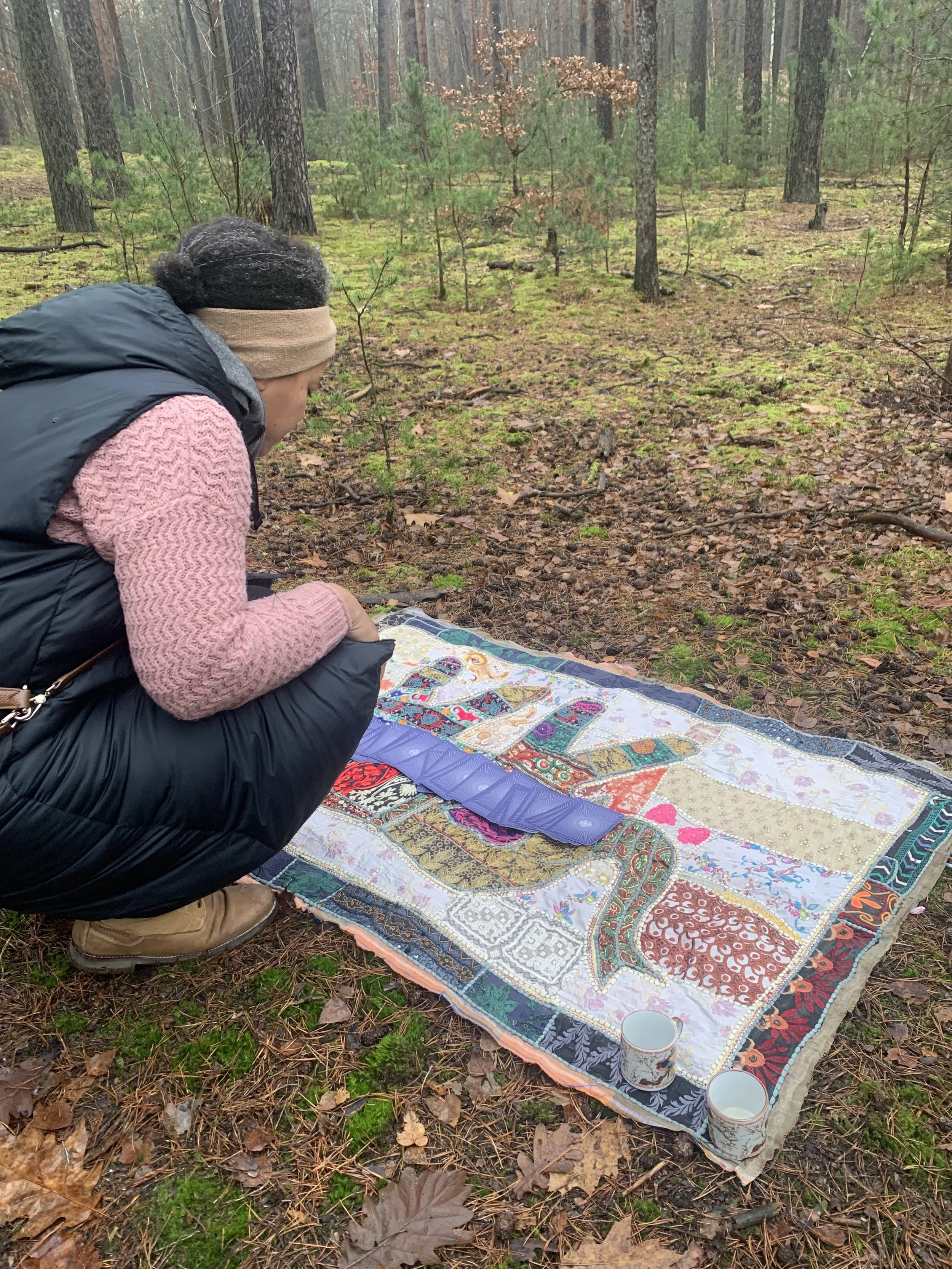 Waldbaden Moment Achtsamkeit Natur Berlin