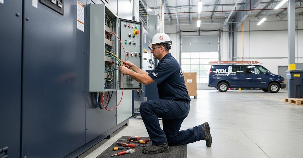 Commercial electrical panel upgrade Ancaster 