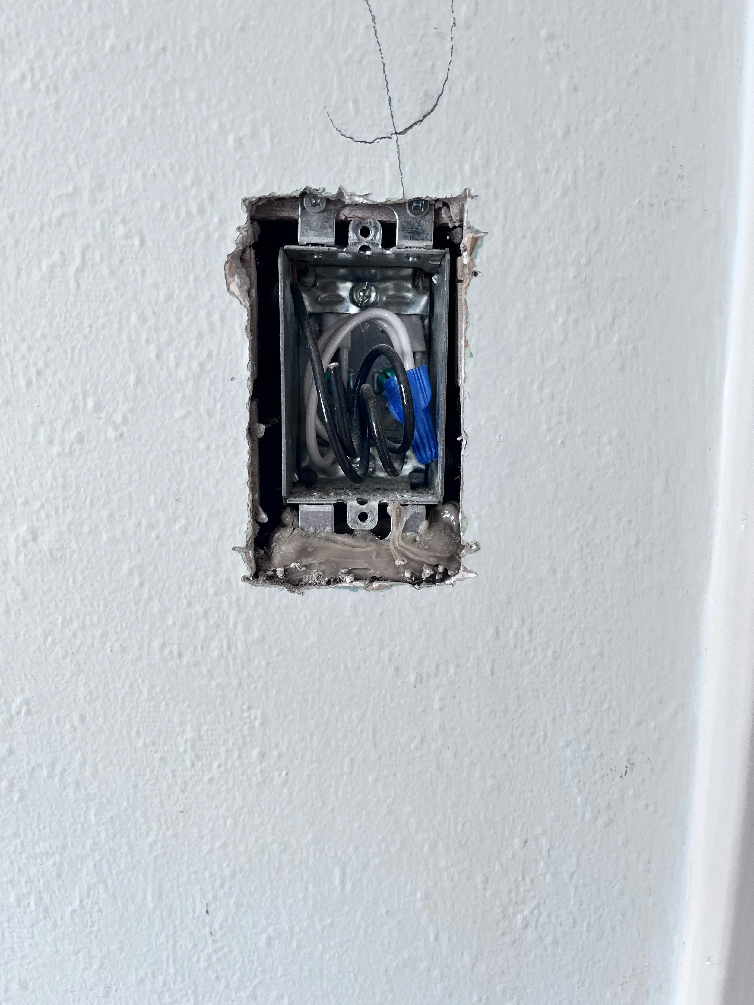 Degraded knob and tube insulation fire hazard