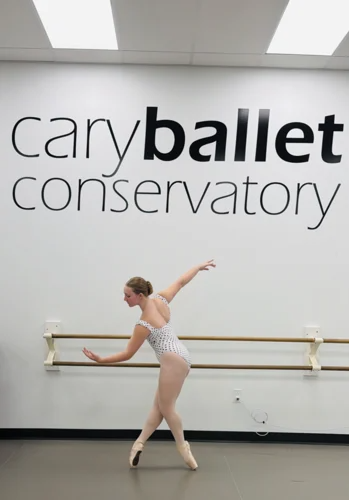 Featured: A student attends Cary Ballet Conservatory August 2026.