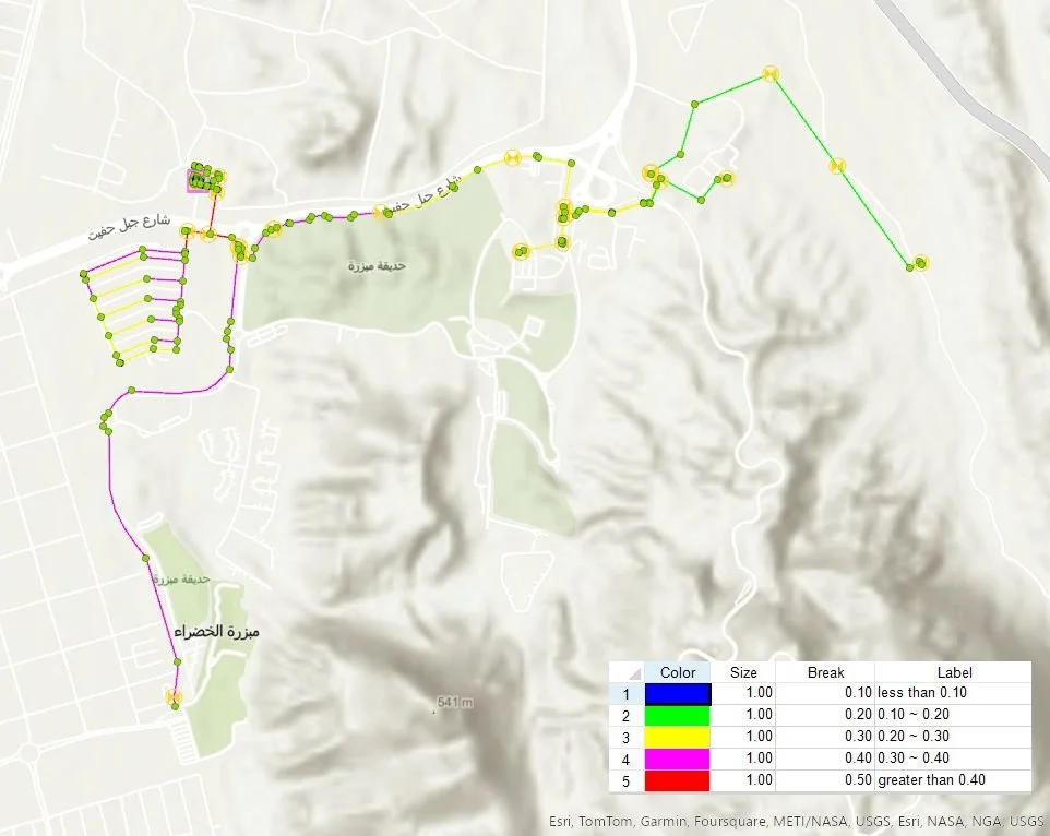 Water quality mapping in distribution network