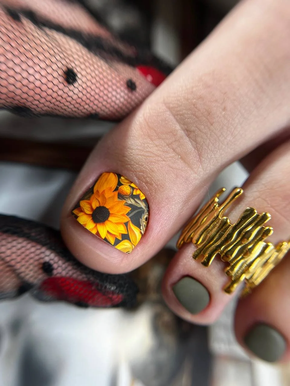 Russian pedicure result