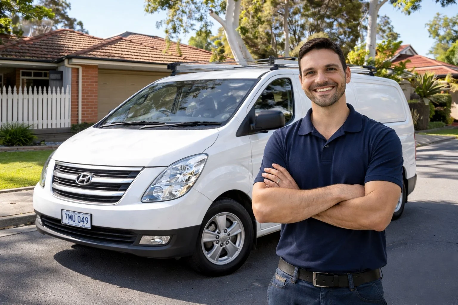Professional plumber arriving on time in Perth