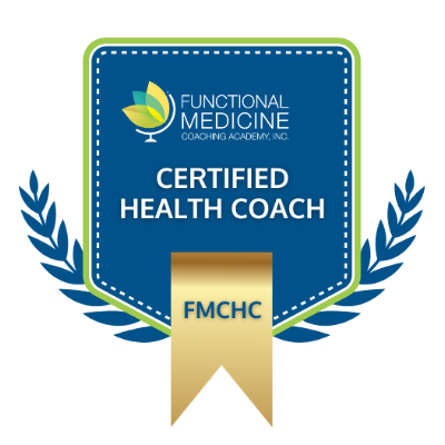 Functional Medicine Coaching Academy Certified Health Coach badge