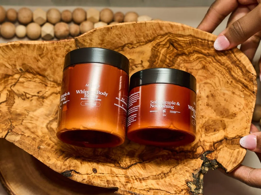 Amaria whipped body butter, made with intention