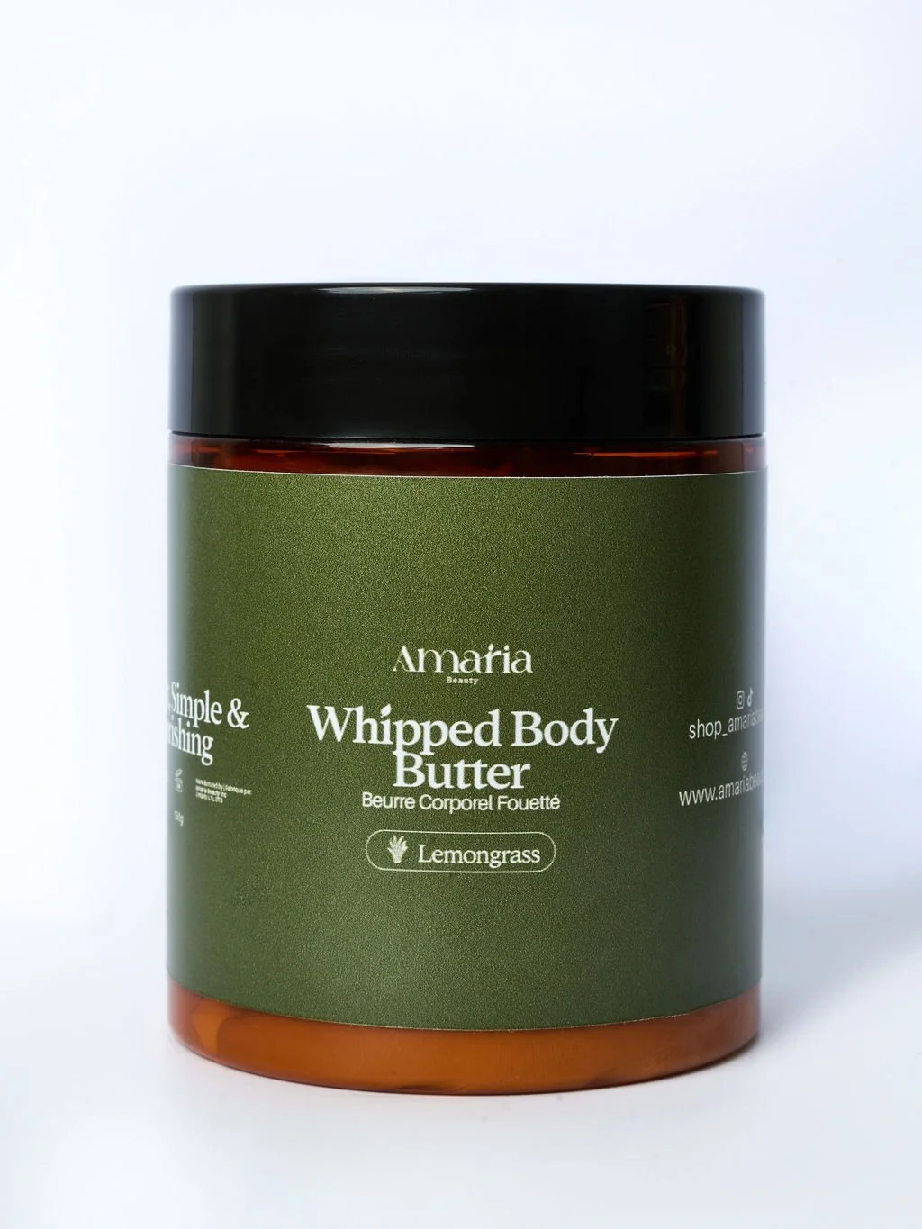 Amaria Lemongrass whipped body butter