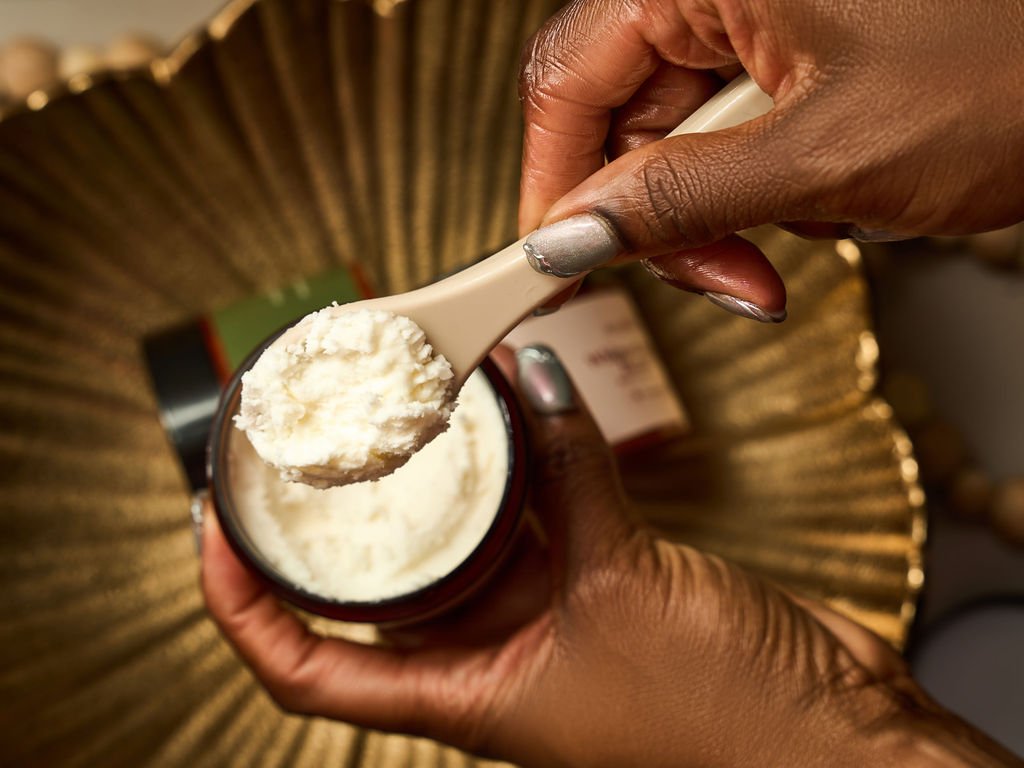 Amaria whipped body butter texture