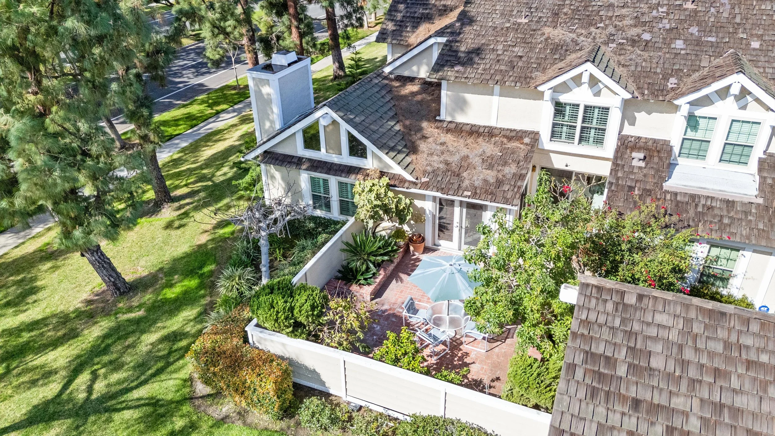Aerial view of 10 Goldstone in Irvine, California