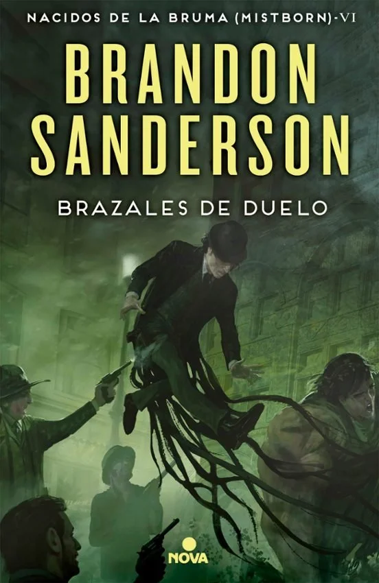 Portada de Brazales de Duelo (B. Sanderson)