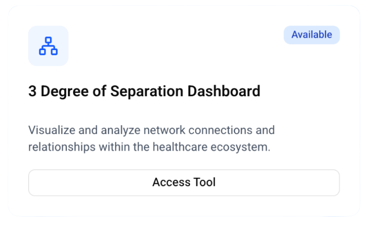 3 Degree of Separation Dashboard