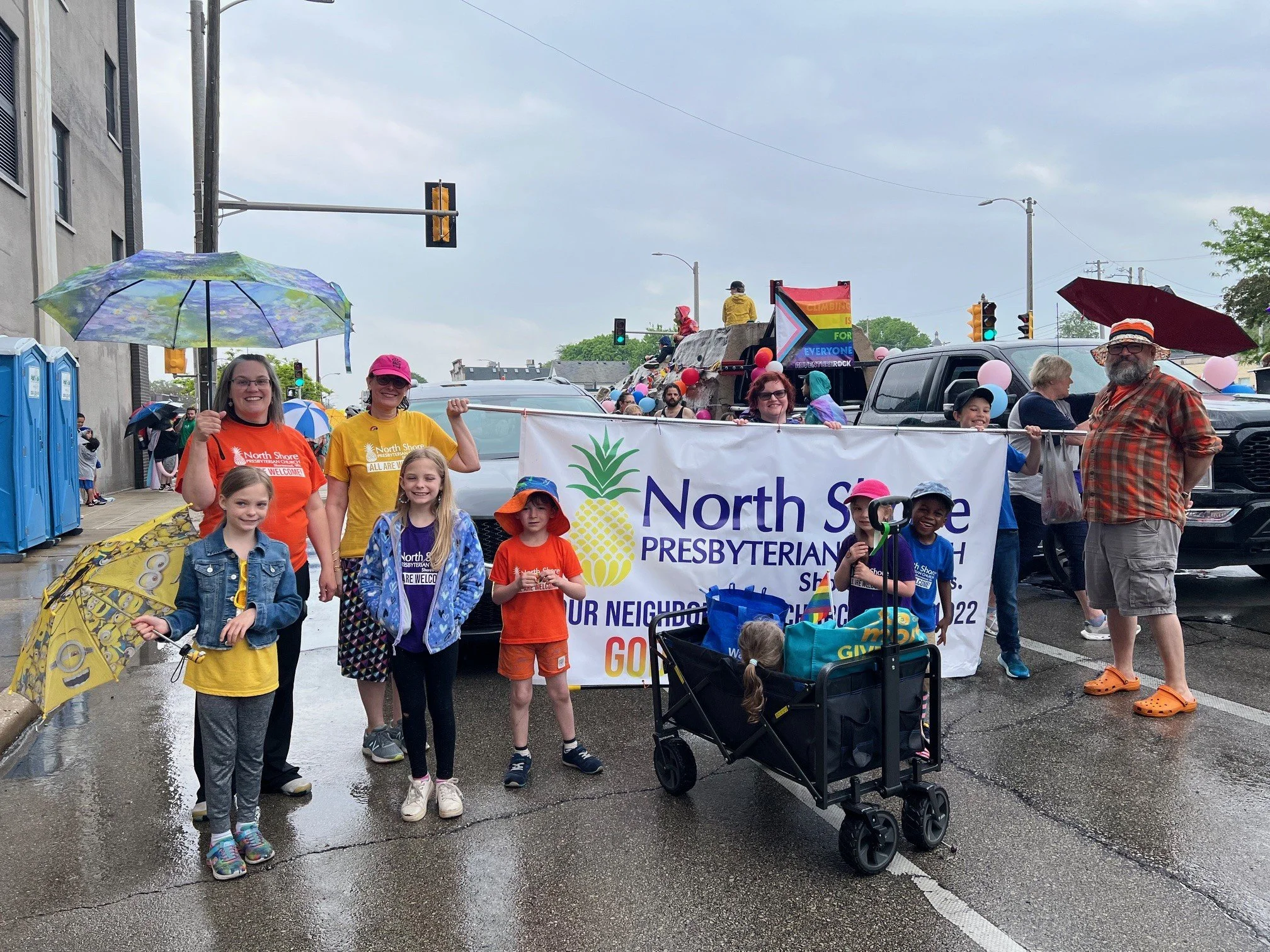 North Shore Presbyterian out in the community at a local parade