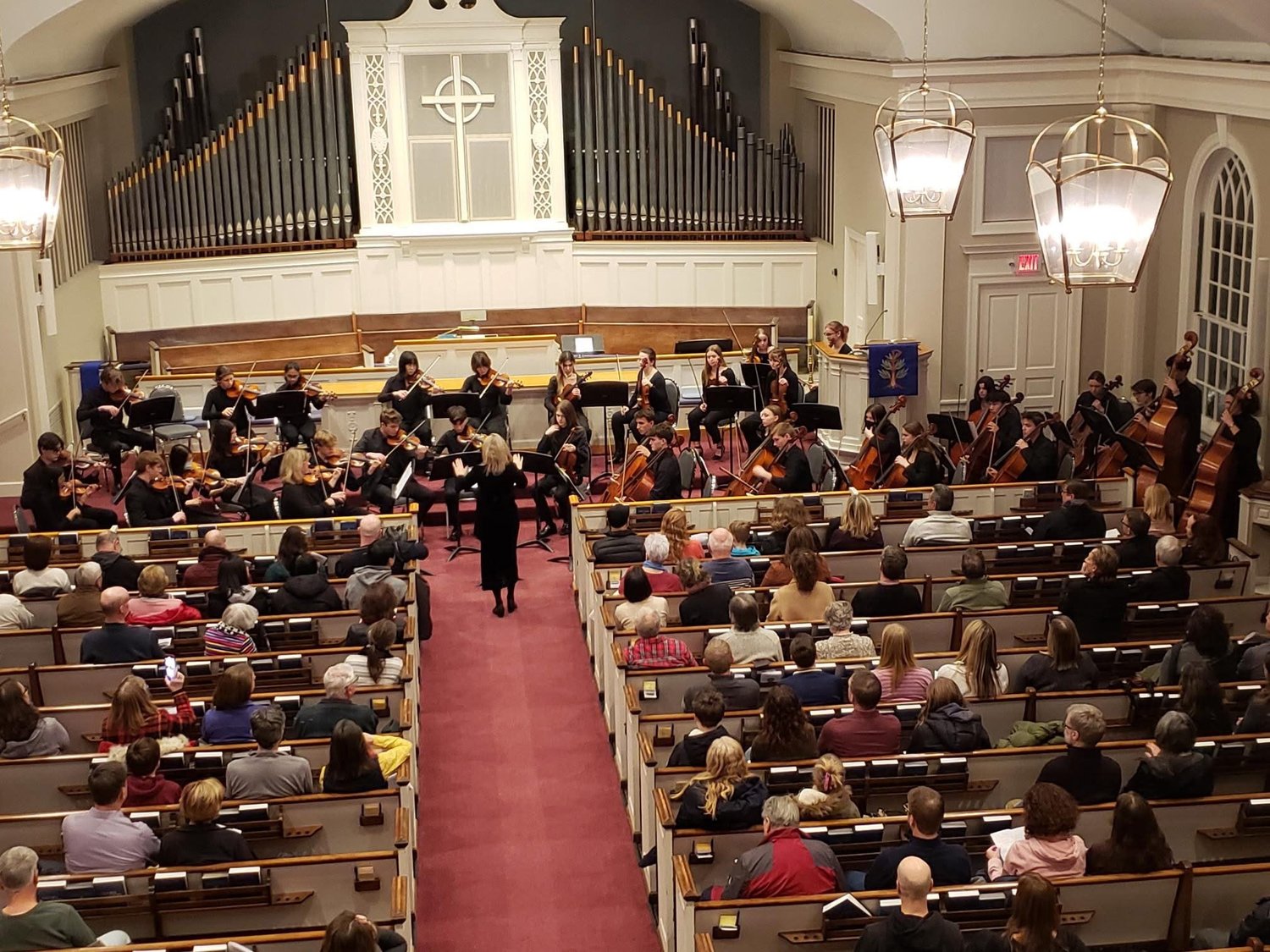 A concert in the sanctuary today