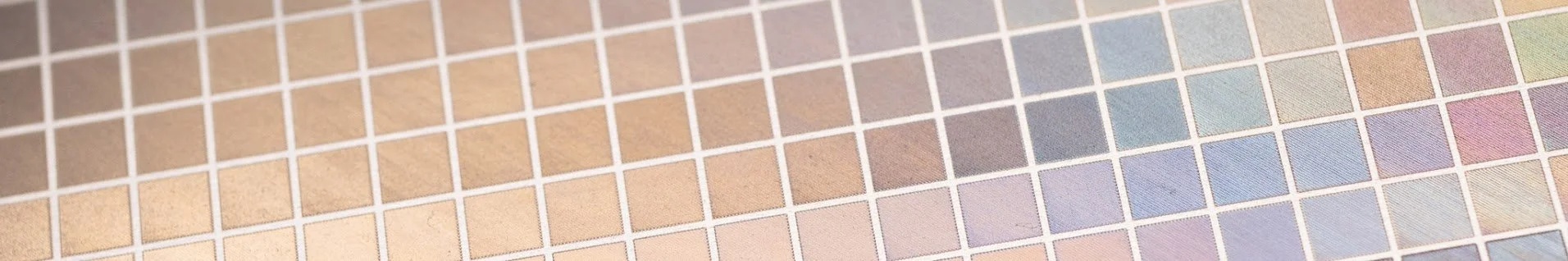 Laser Annealing Color Samples