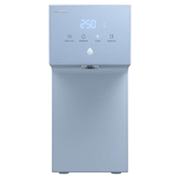เครื่องกรองน้ำ Coway Dazzie CHP-1201N มุมด้านหน้า