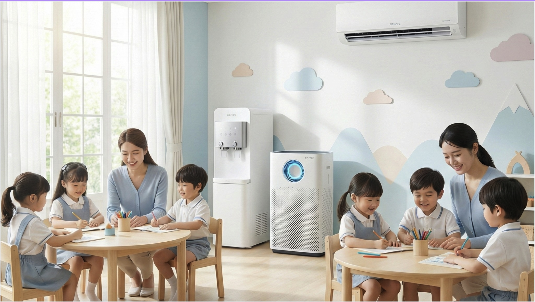 ห้องเรียนปลอดฝุ่น Coway Subscribe Thailand