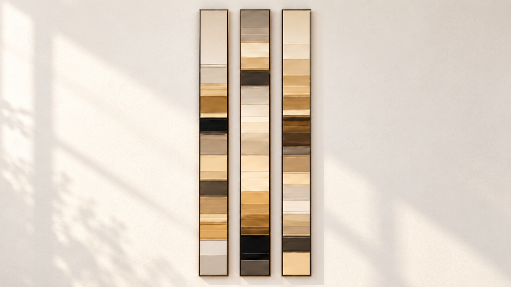Jazmyn · Champagne triptych · Digital visualization