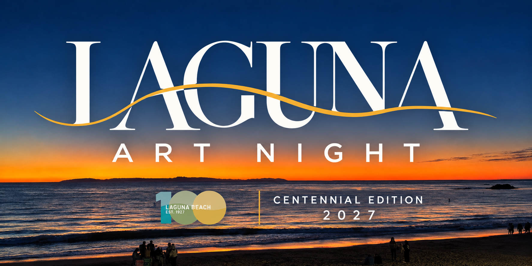 Laguna Art Night · Centennial Edition 2027 logo