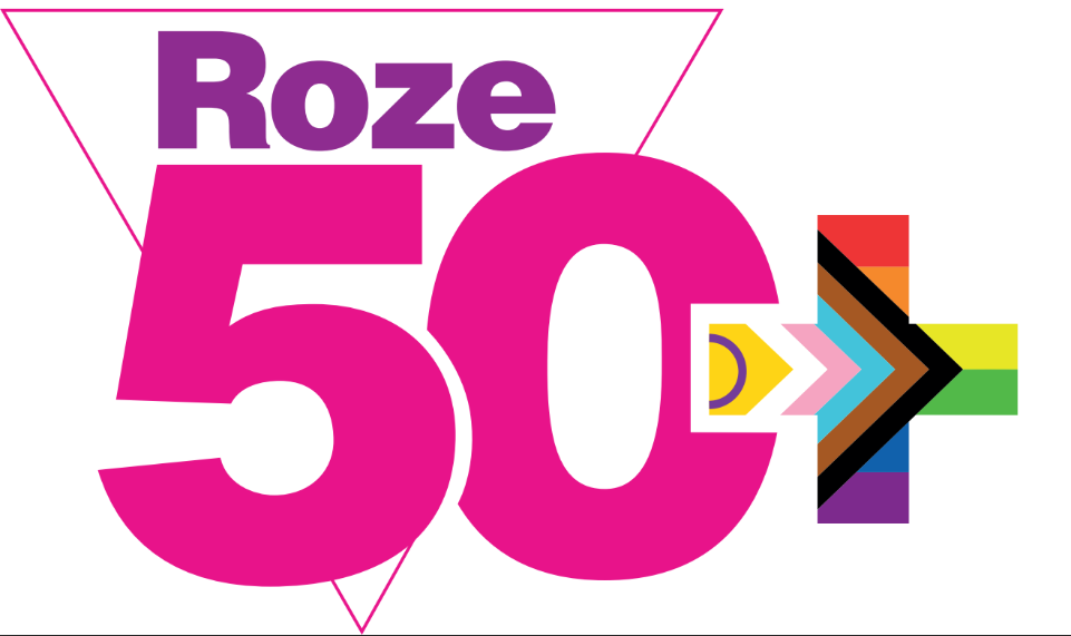 Roze 50+ logo