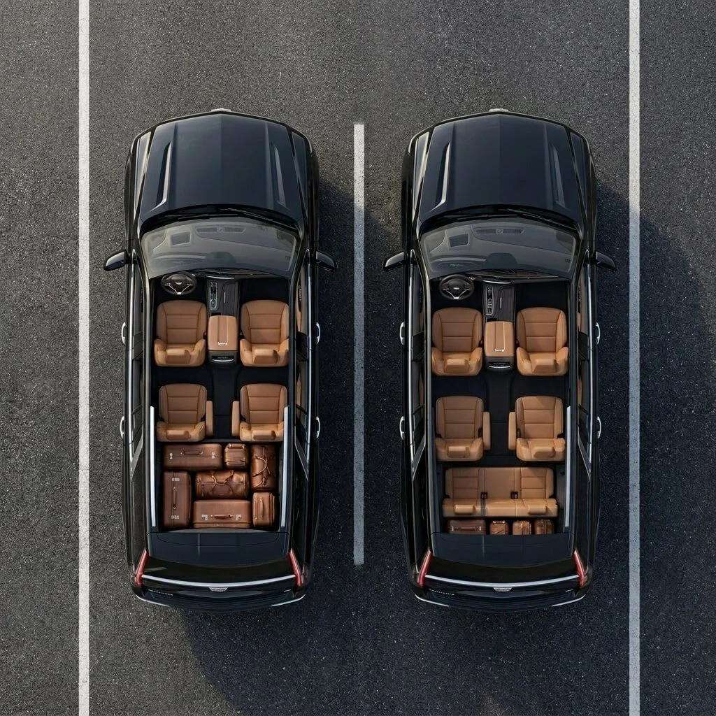 Limco Luxury Fleet Cadillac Escalade Top View