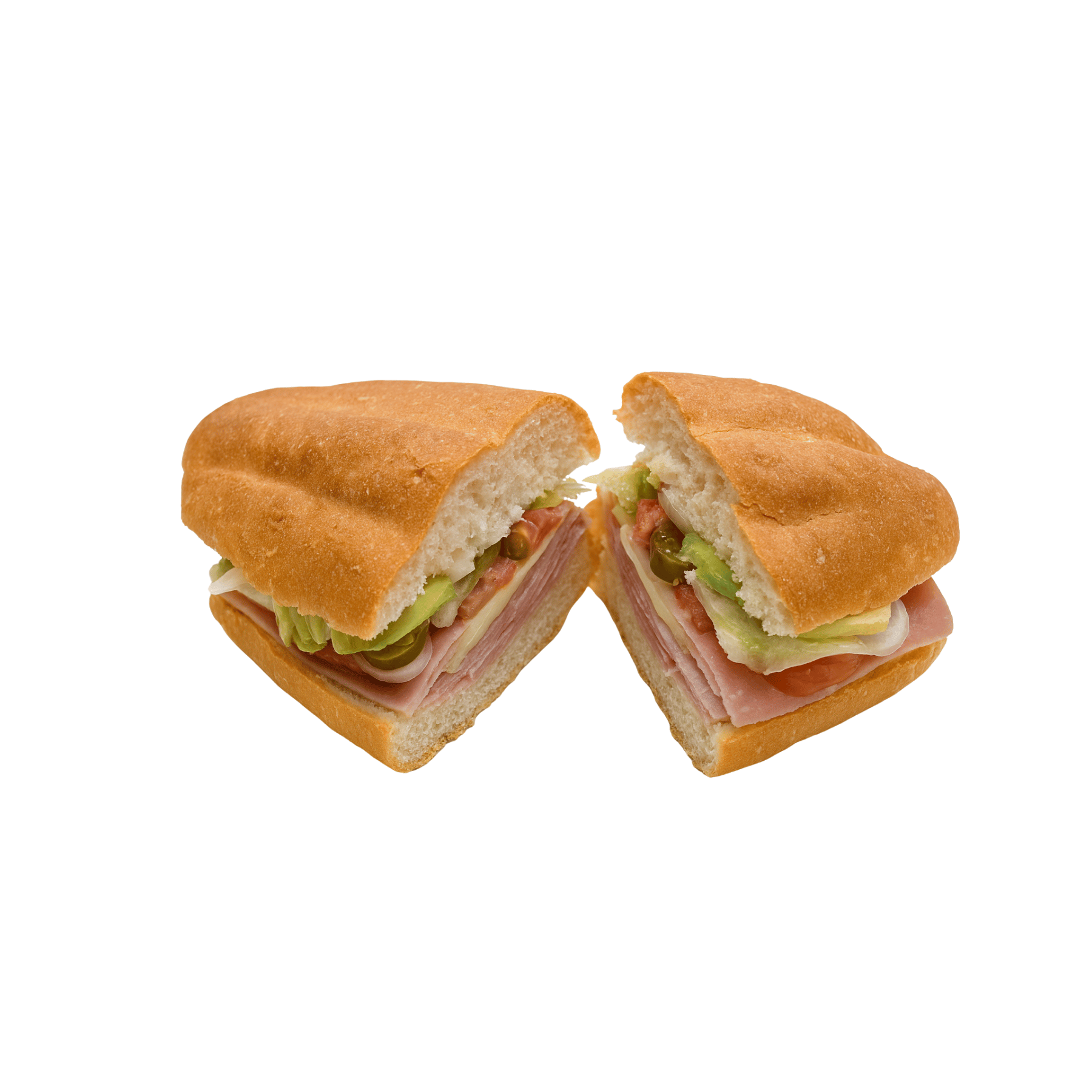 Mexican torta sandwich