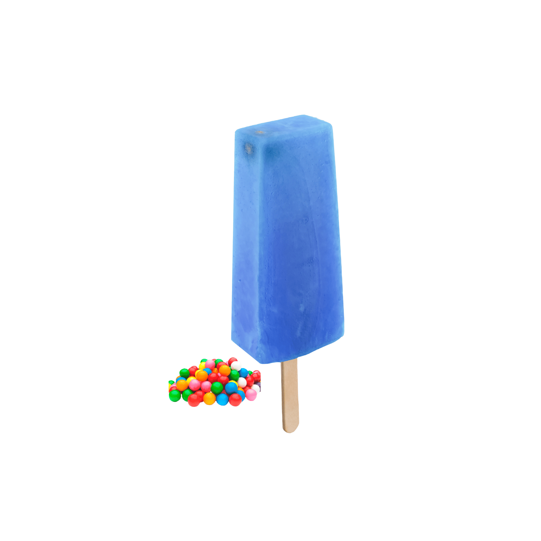 Paleta de agua sabor chicle