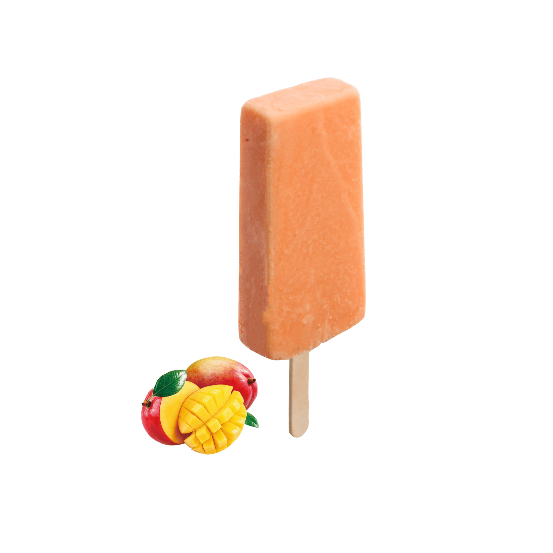 Paleta de leche de mango