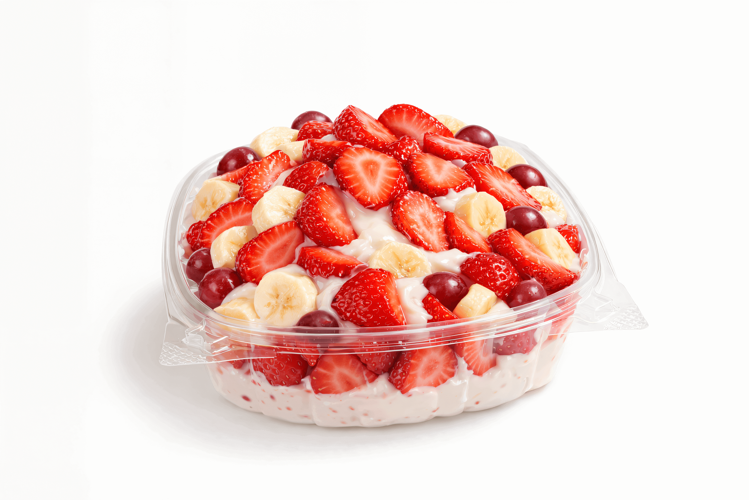 Bionico fruit dessert with cream