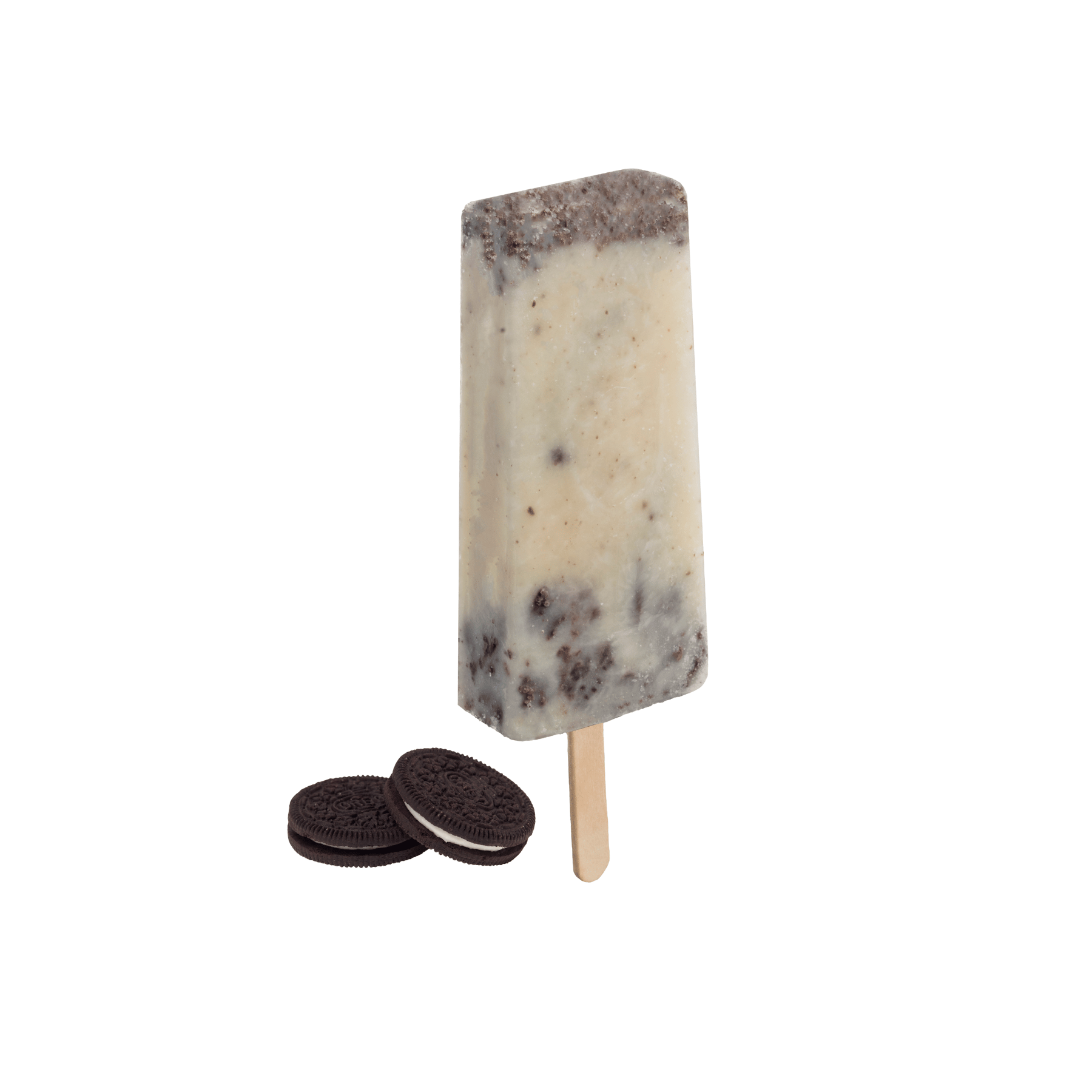Paleta de leche con galleta
