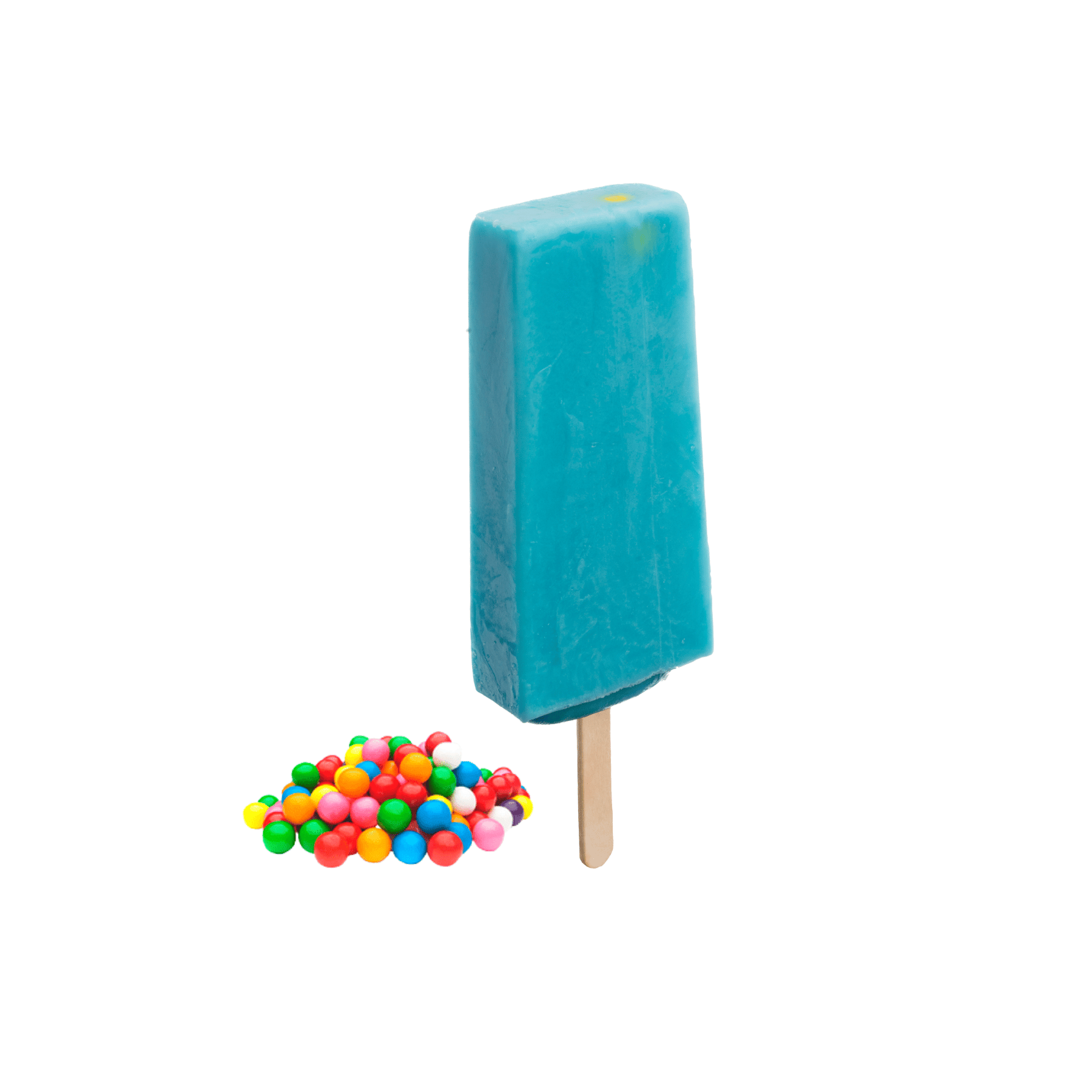 Paleta de leche sabor chicle