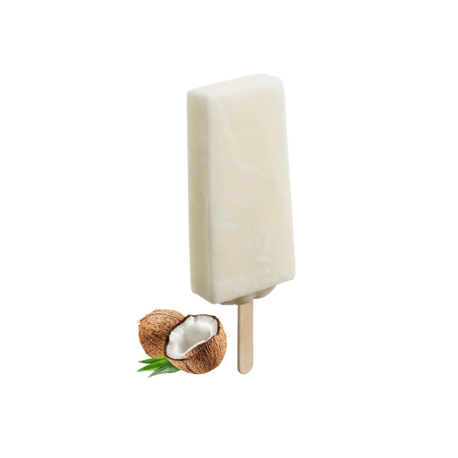 Paleta de leche de coco