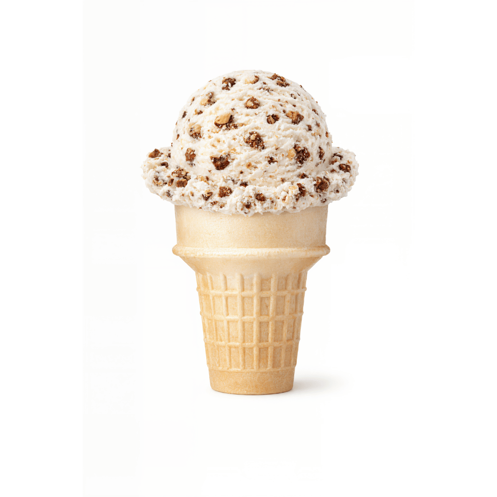 Regular Cone with Ferrero flavor ice cream